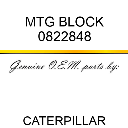 MTG BLOCK 0822848