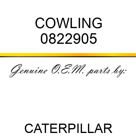 COWLING 0822905