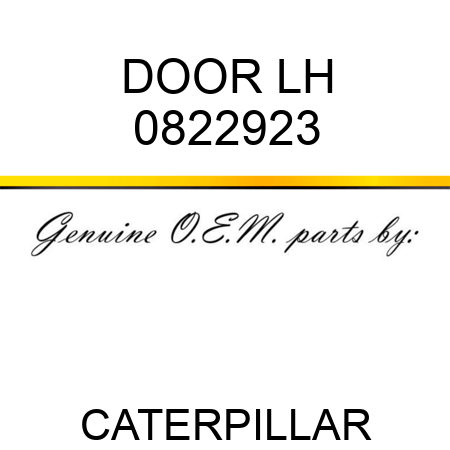 DOOR LH 0822923