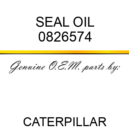 SEAL OIL 0826574