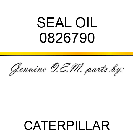 SEAL OIL 0826790