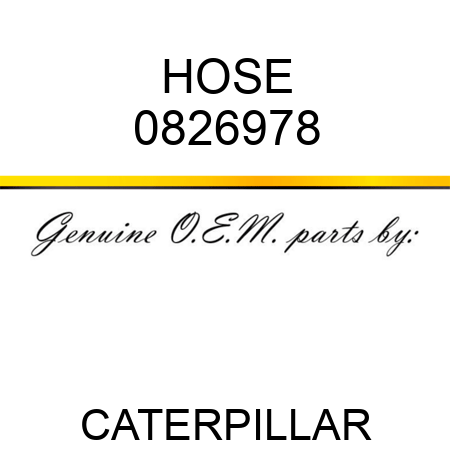 HOSE 0826978