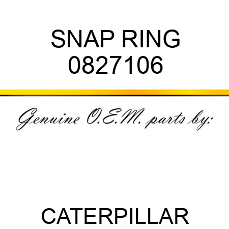 SNAP RING 0827106