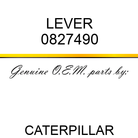 LEVER 0827490