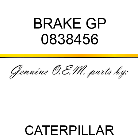 BRAKE GP 0838456