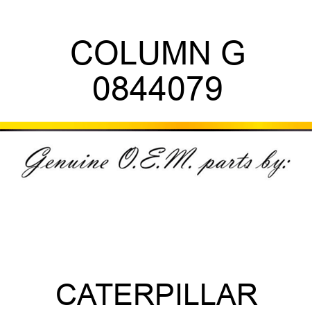 COLUMN G 0844079