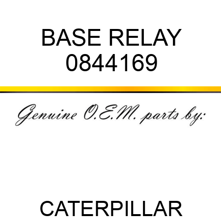 BASE RELAY 0844169