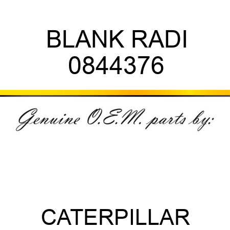 BLANK RADI 0844376