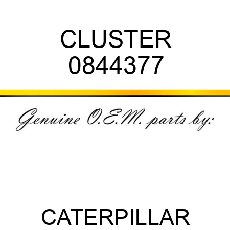CLUSTER 0844377