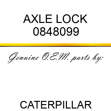 AXLE LOCK 0848099