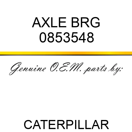 AXLE BRG 0853548