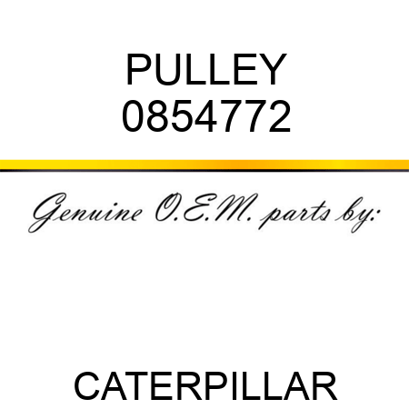 PULLEY 0854772