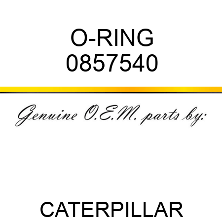 O-RING 0857540