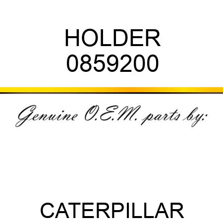 HOLDER 0859200