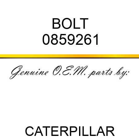 BOLT 0859261