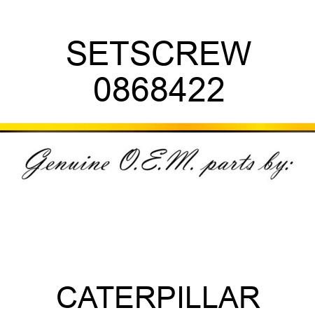 SETSCREW 0868422