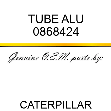 TUBE ALU 0868424