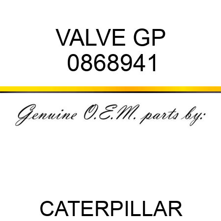 VALVE GP 0868941