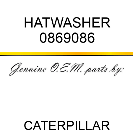 HATWASHER 0869086