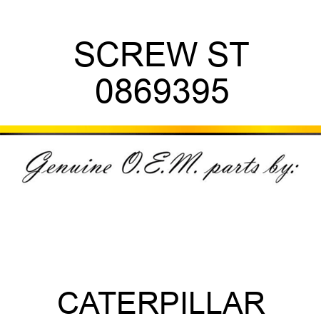 SCREW ST 0869395