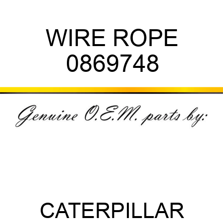 WIRE ROPE 0869748