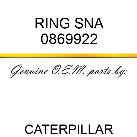RING SNA 0869922