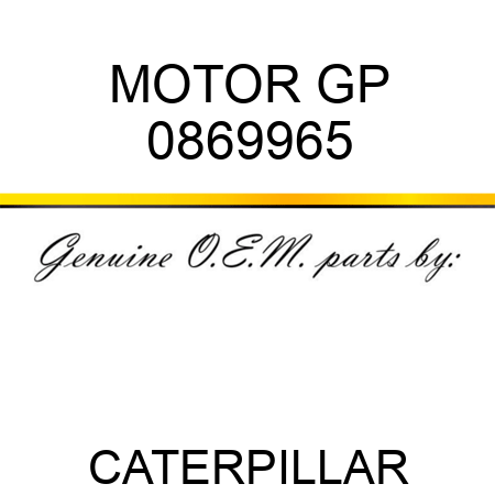 MOTOR GP 0869965