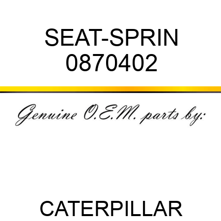 SEAT-SPRIN 0870402