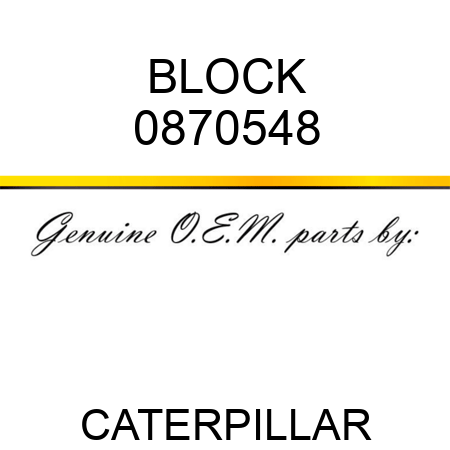 BLOCK 0870548