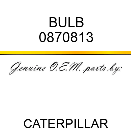 BULB 0870813