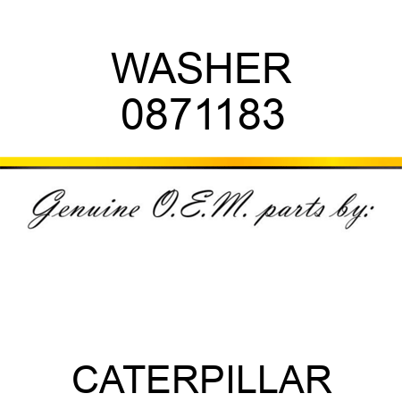 WASHER 0871183