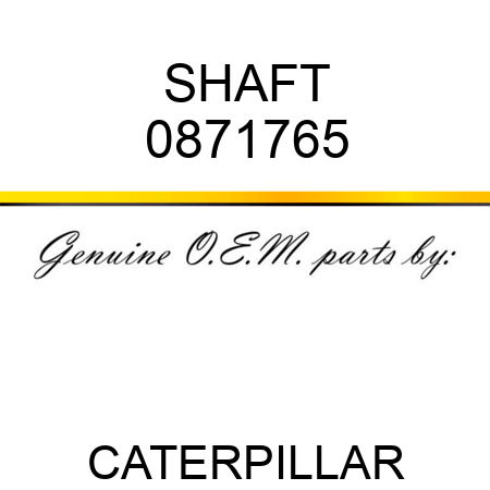 SHAFT 0871765