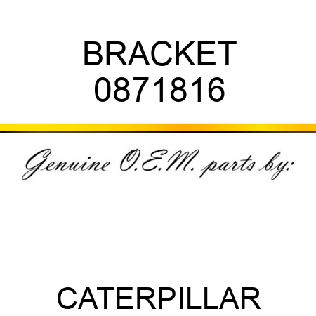 BRACKET 0871816