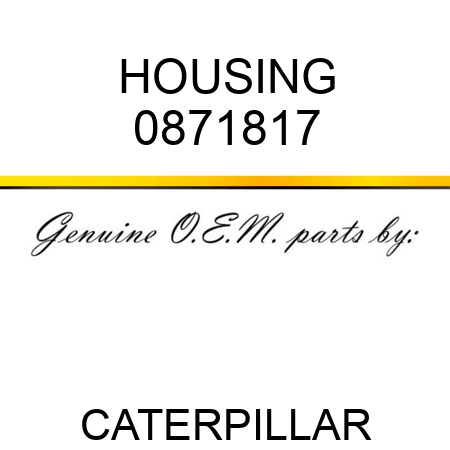 HOUSING 0871817