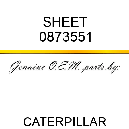 SHEET 0873551