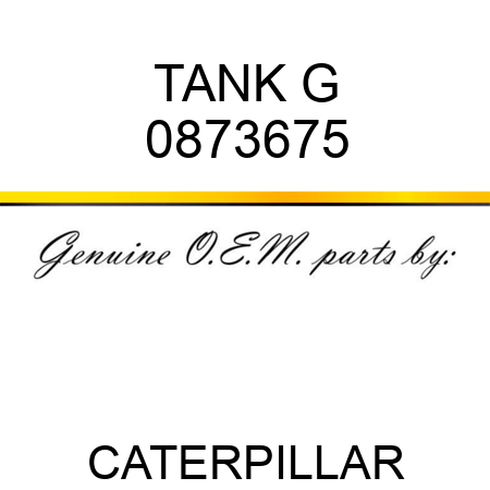 TANK G 0873675