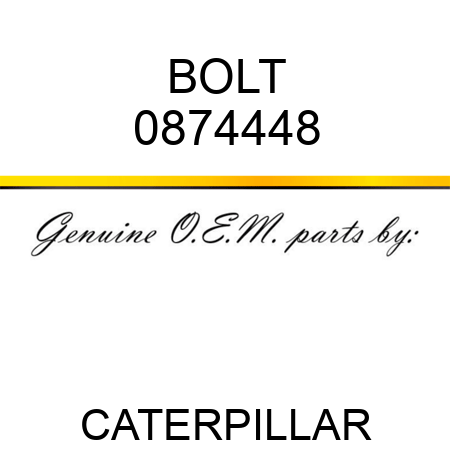 BOLT 0874448