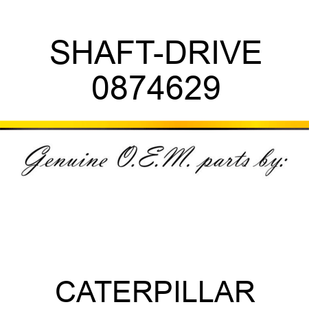 SHAFT-DRIVE 0874629