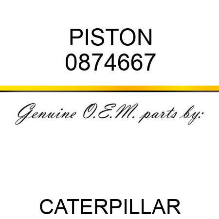 PISTON 0874667