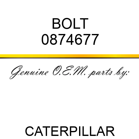 BOLT 0874677