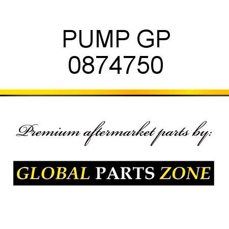 PUMP GP 0874750