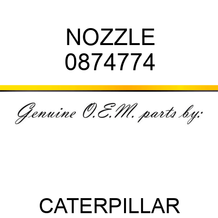 NOZZLE 0874774