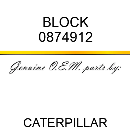 BLOCK 0874912