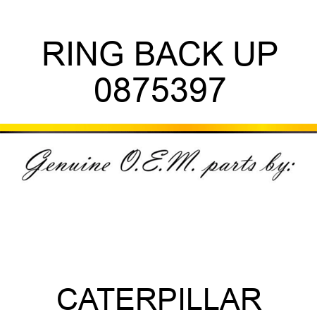 RING BACK UP 0875397