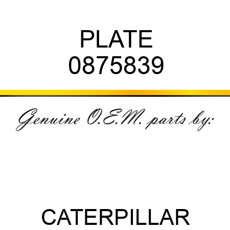 PLATE 0875839