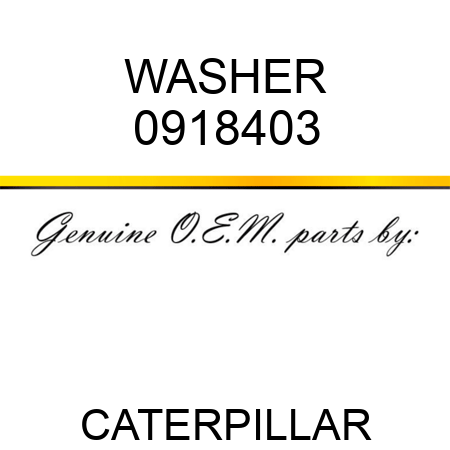 WASHER 0918403