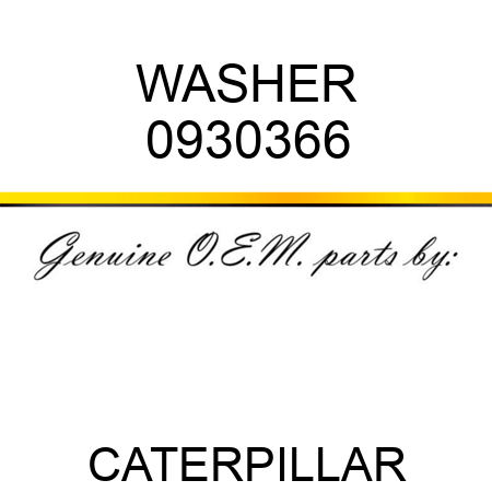 WASHER 0930366