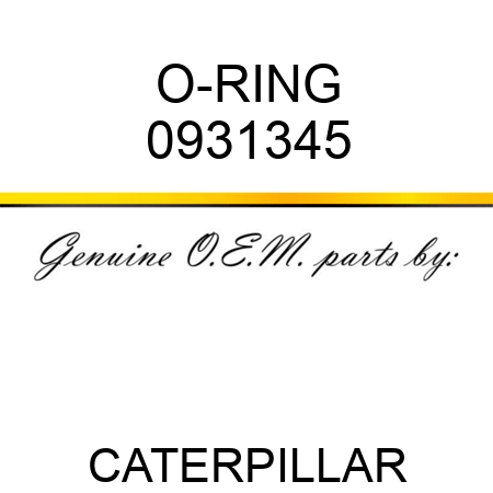 O-RING 0931345