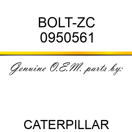 BOLT-ZC 0950561