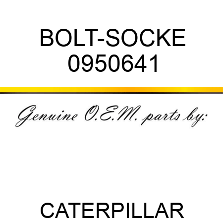 BOLT-SOCKE 0950641